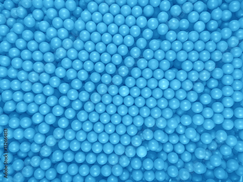 Dragee balls background - light blue