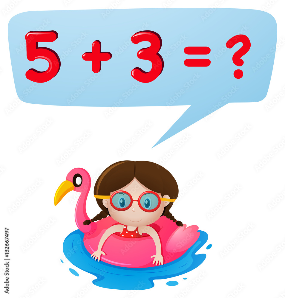 Little girl and math question