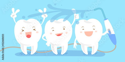 wash teeth concept