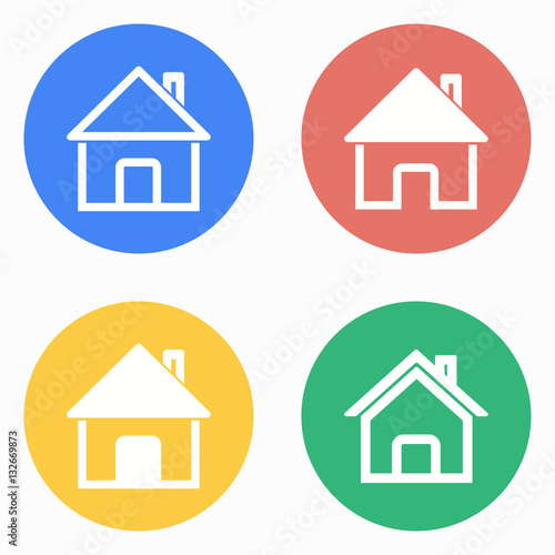Home icon set.