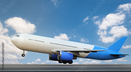 airplane taking off © phonlamaiphoto
