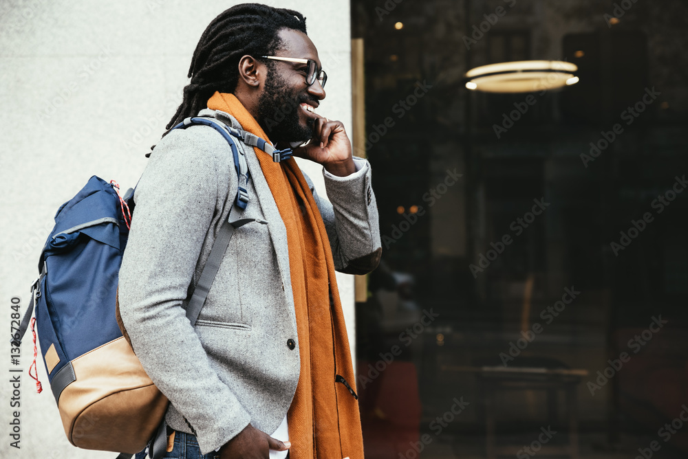 Fototapeta premium Businessman in the Street.