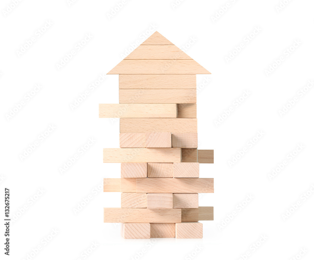 Model house wood form of diagram Model house wood form of diagram