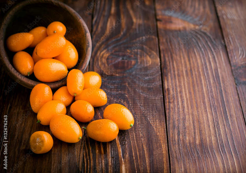 Organic Kumquat in a Bowl Organic Kumquat in a Bowl