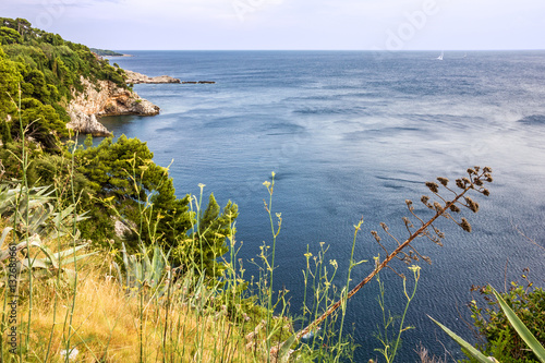 Fototapeta Naklejka Na Ścianę i Meble -  Croatia landscape, Dubrovnik Adriatic sea coast