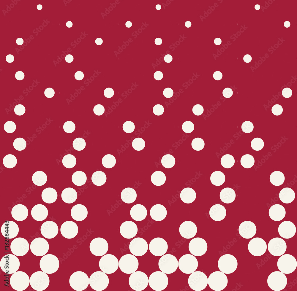 Abstract geometry red fashion halftone dots pattern Abstract geometry red fashion halftone dots pattern