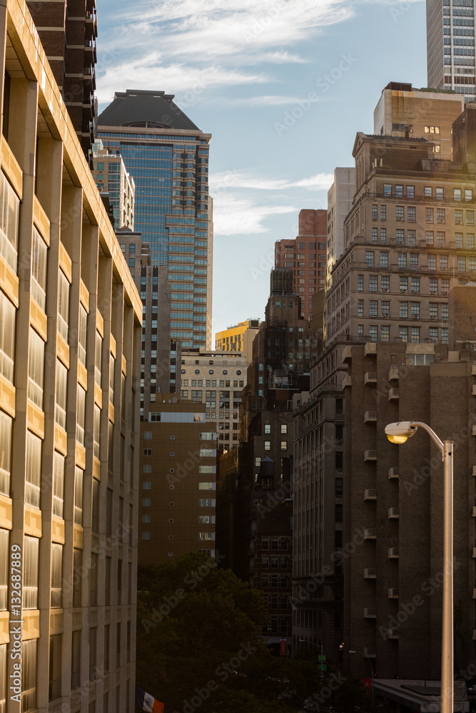 Fototapeta premium tall buildings of new york