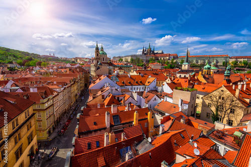 Mala Strana (Lesser Town of Prague) and Prague Castle. Prague, Czech Republic photo