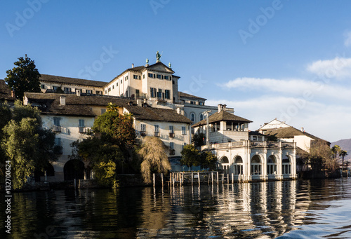 Tableau sur toile escursione sul lago d'Orta, isola di San Giulio.