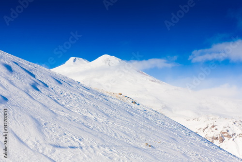 Mountain day winter. Elbrus © erainbow