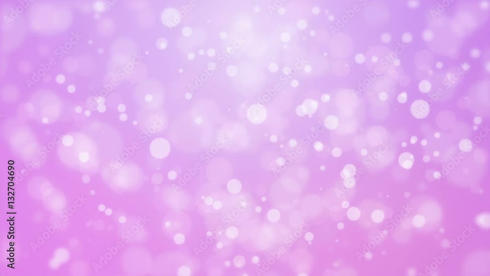 Sweet romantic purple pink gradient animated background with floating glowing bokeh lights. Sweet romantic purple pink gradient animated background with floating glowing bokeh lights.