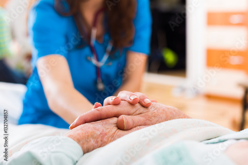 Elderly patient in need
