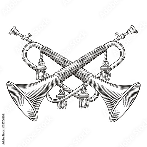 Cavalry Horns vector