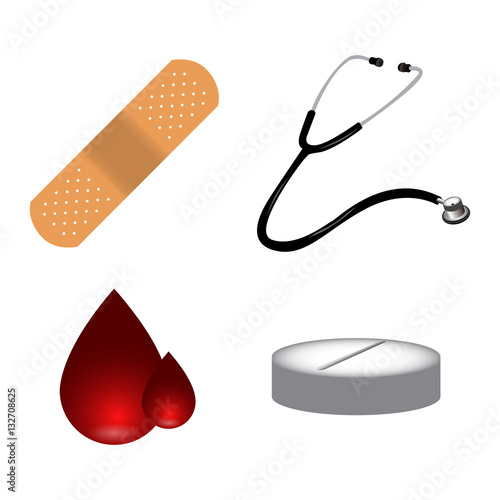 Set of medical icons