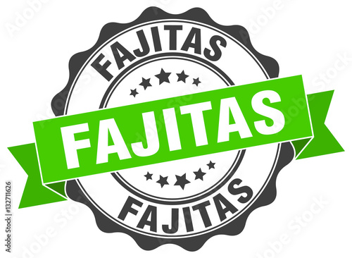 fajitas stamp. sign. seal