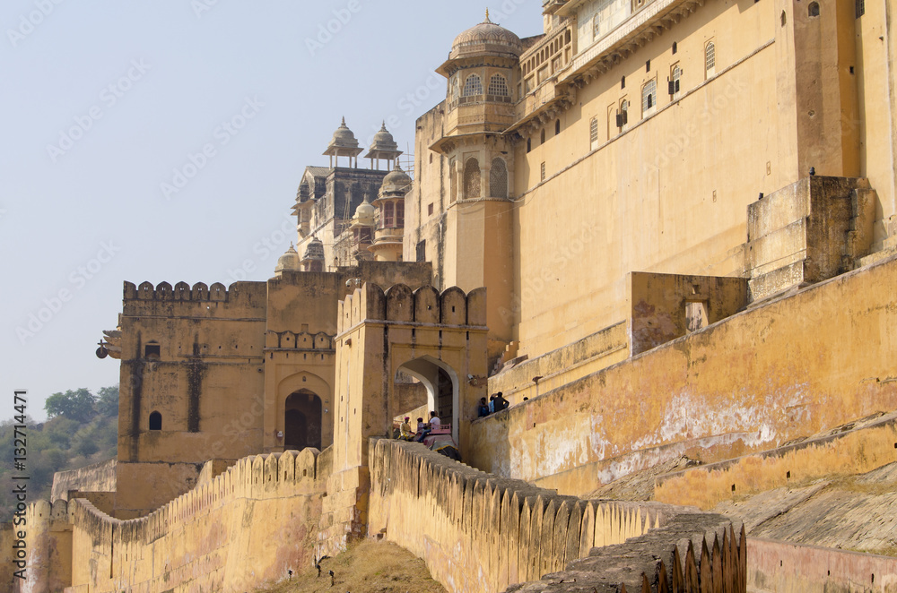 Istorical construction Amber's fort architecture
