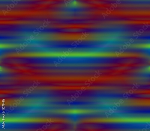 Abstract seamless background pattern of rows placed strips and dots, spots of red and blue, yellow and green