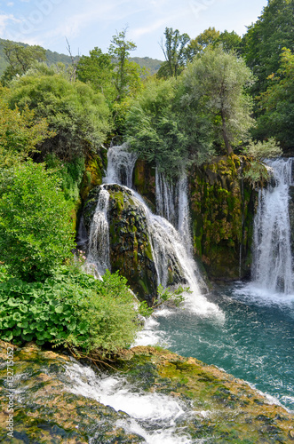 Waterfalls of Una river in Martin Brod  National park Una - Bosnia and Herzegovina