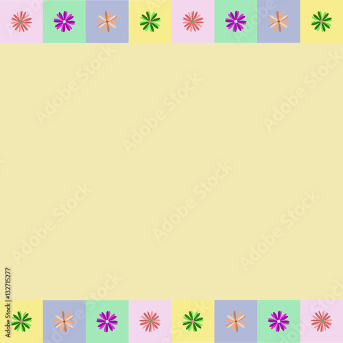 flower on brown background