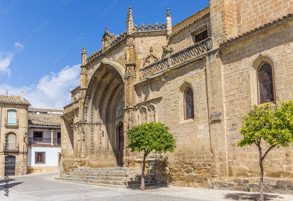 Entrance to the San Pablo church in Ubeda