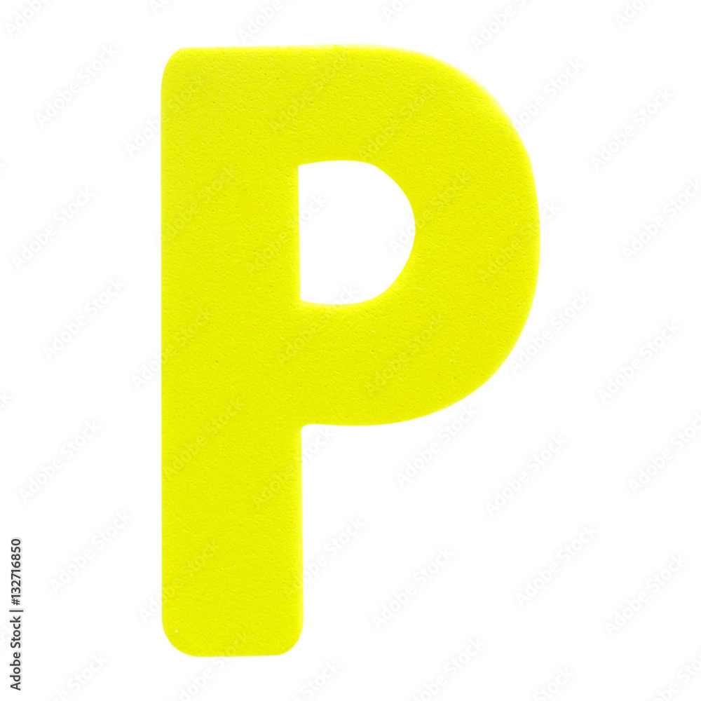 Color English Alphabet foam with clipping path Color English Alphabet foam with clipping path