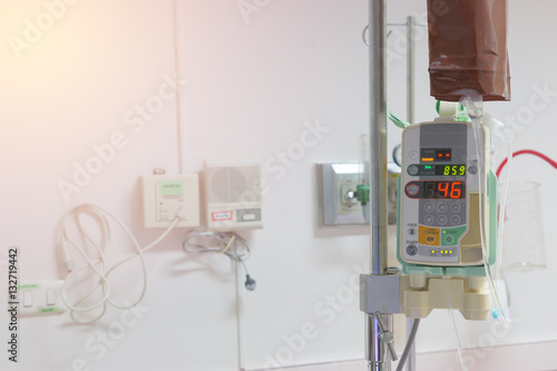 Infusion pump in the hospital