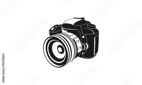 Vector flat style illustration of camera   © wodeol99
