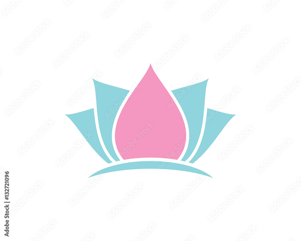 Obraz premium Lotus Flower Logo Icon