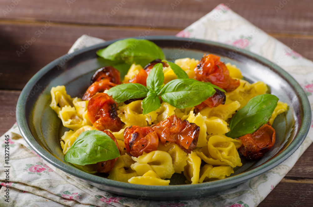 Tortellini with roasted vegetable and herbs Tortellini with roasted vegetable and herbs