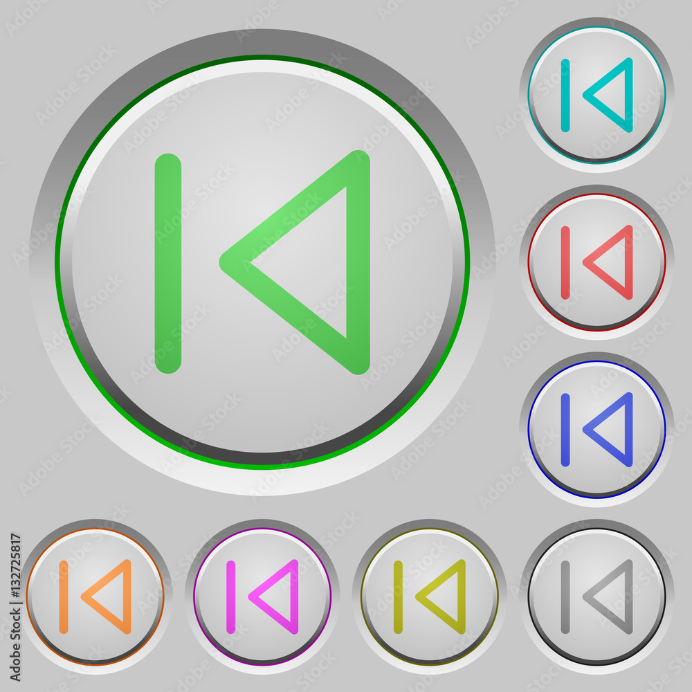 Media prev push buttons Media prev push buttons