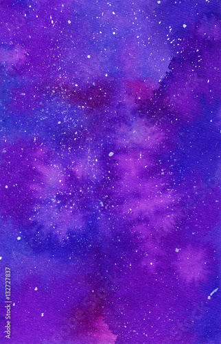 Cosmic watrecolor background.