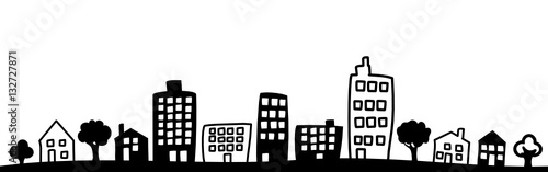 Stadt Silhouette Grafik