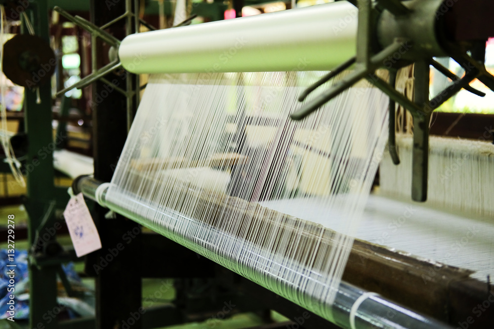Obraz premium weaving traditional thai fabric