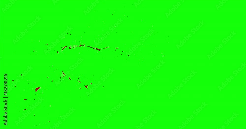 4k Blood Burst Slow Motion (Green Screen) 46 4k Blood Burst Slow Motion (Green Screen) 46