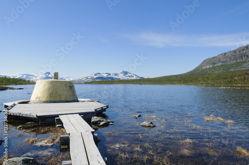 Three-Country Cairn in Lapland