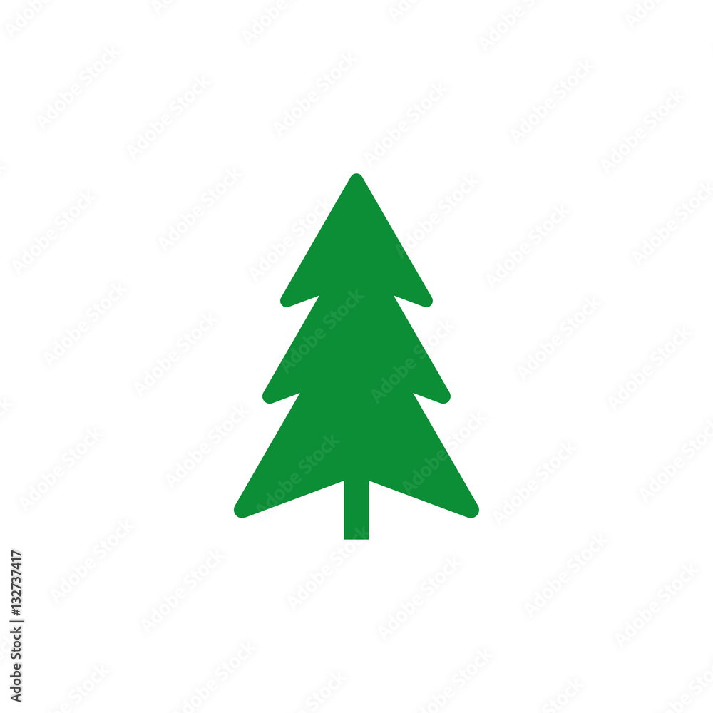 Christmas tree sign icon Christmas tree sign icon