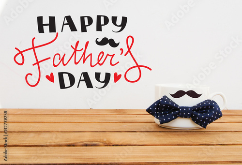 Father's Day funny greeting card concept