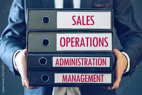 Four core business functions - sales, operations, administration