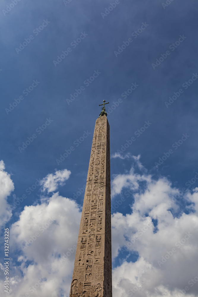 Obelisk in Piazza del Popolo in Rome