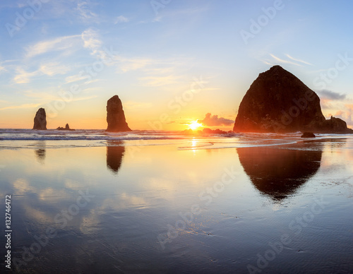 Haystack Rock Sunset