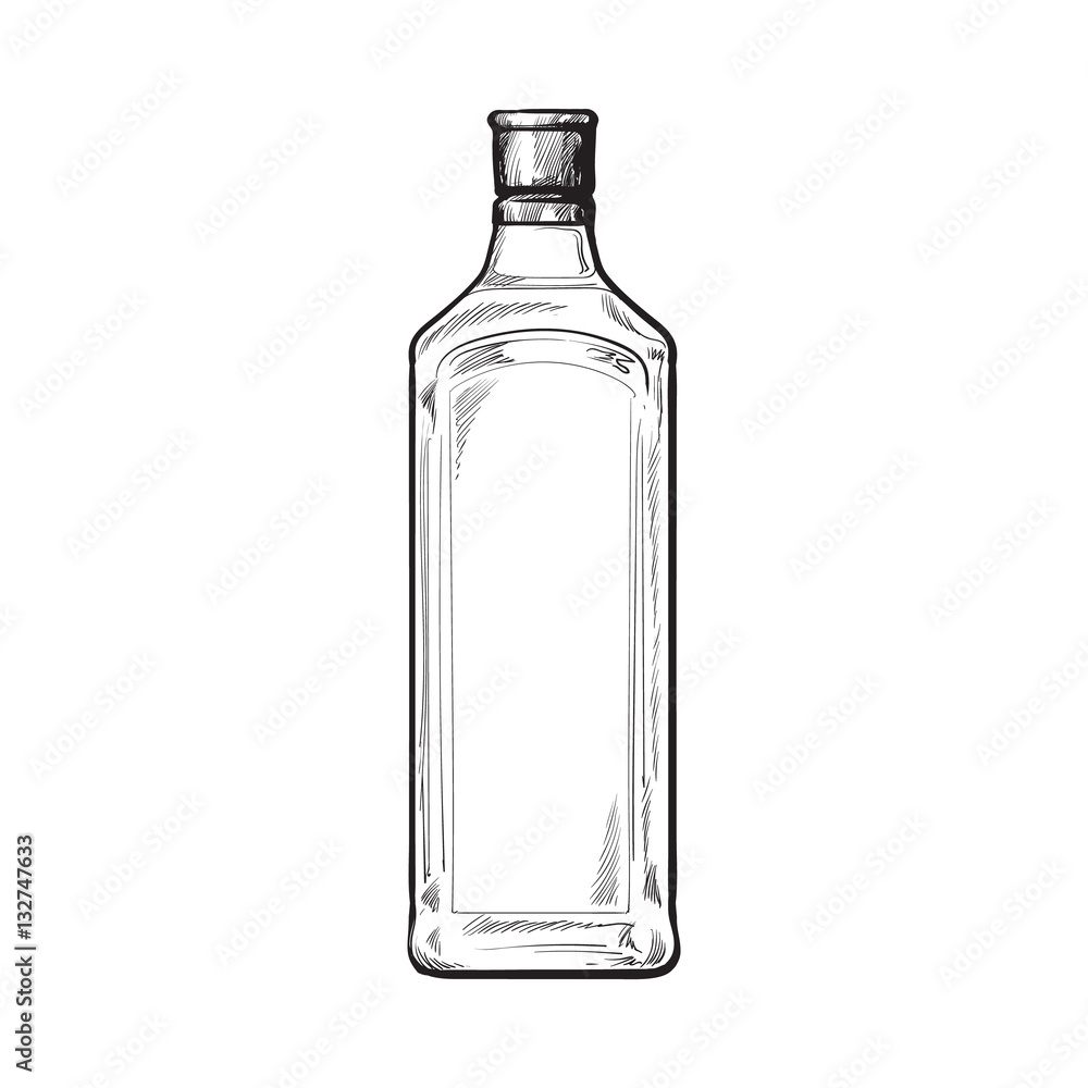 How to Draw a Wine Bottle - Really Easy Drawing Tutorial
