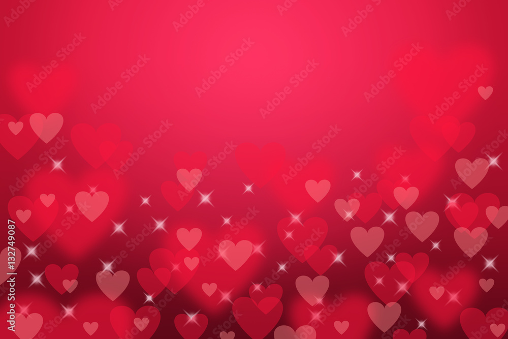Beautiful Hearts Background