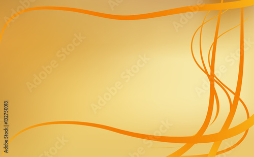 Elegant yellow silk background shimmers with light and dark waves. material mesmerizing.