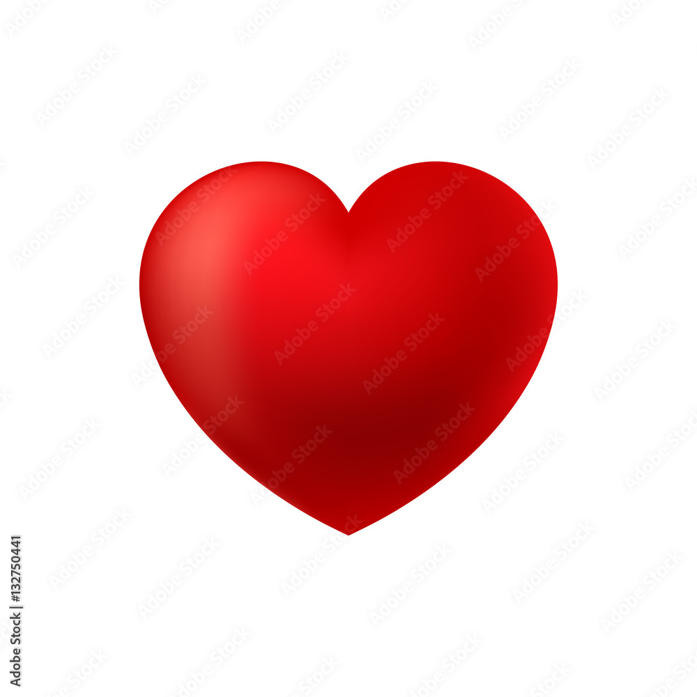 Heart Icon . Love symbol. Valentine's Day sign isolated on white background Heart Icon . Love symbol. Valentine's Day sign isolated on white background