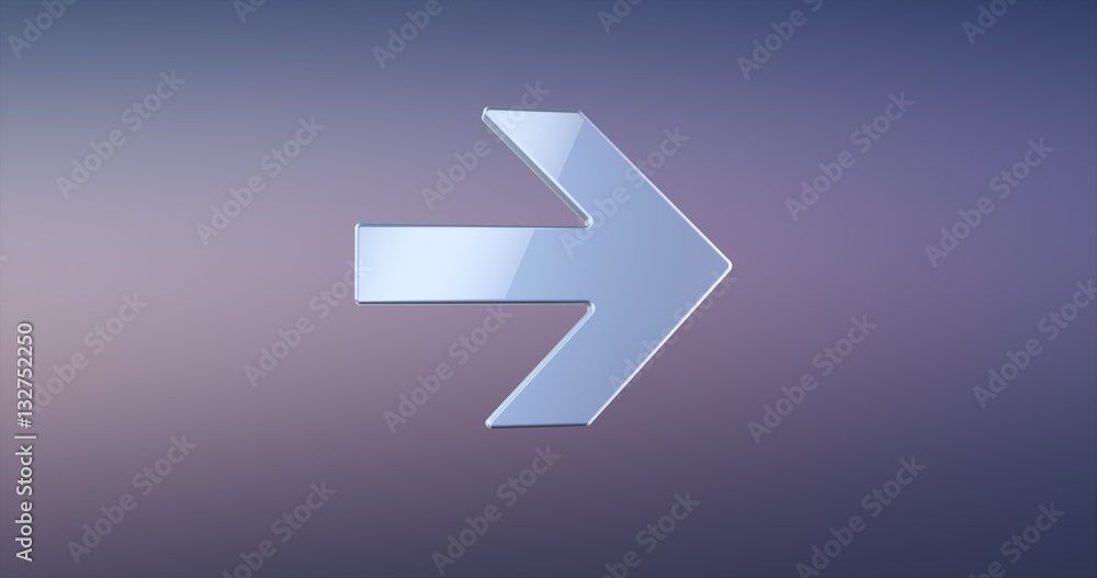 Arrow Right Silver 3d Icon Arrow Right Silver 3d Icon