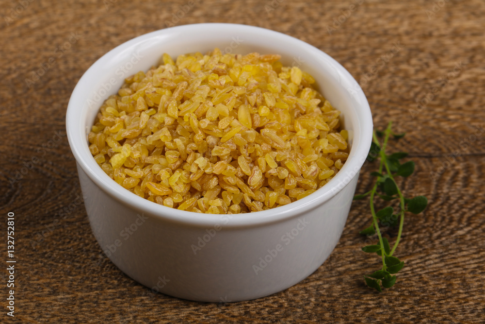 Raw bulgur Raw bulgur