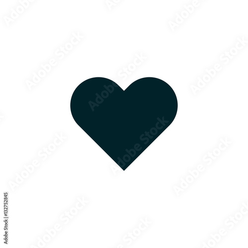 Love symbol. heart icon vector, solid logo illustration
