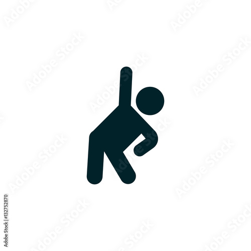 Sport concept represented by pictogram move icon