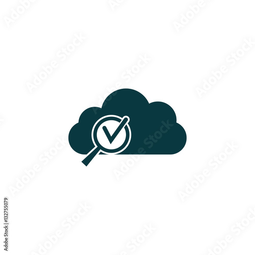 cloud icon, vector illustration