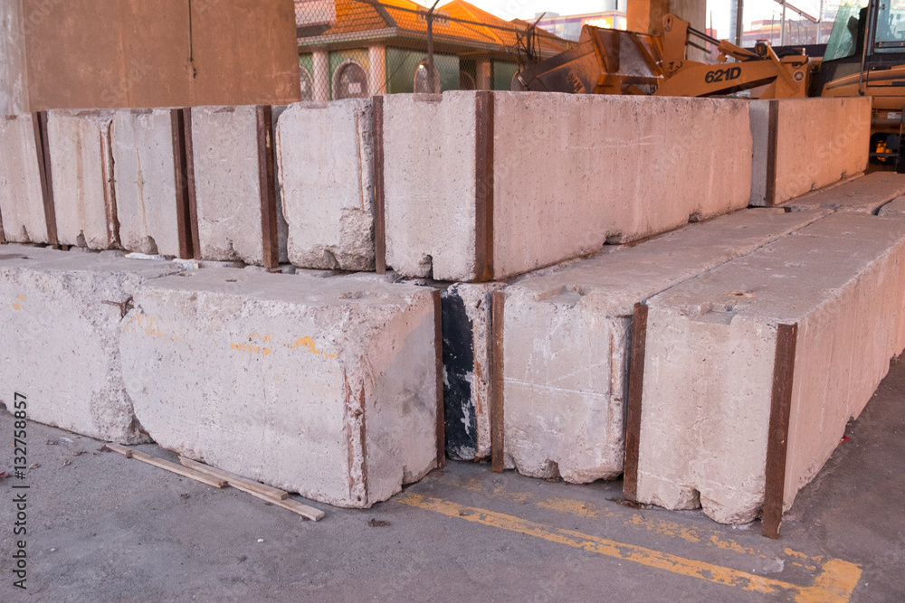 concrete pile